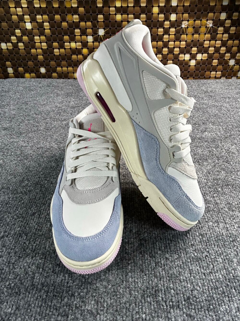 Nike Air Jordan Flight Court Women's Shoes Gray Pink Size 9.5